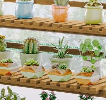 ПОДСТАВКА ДЛЯ ЦВЕТОВ ДЕРЕВЯННАЯ БАМБУКОВАЯ ПОЛКА ДЛЯ ЦВЕТОВ LOFT ПРОМЫШЛЕННАЯ ПОДСТАВКА