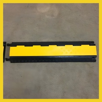 3шт ЗАЩИТНАЯ КРЫШКА ПРОХОДЯЩЕГО ПОРОГА КАБЕЛЯ КАБЕЛЬНЫЙ МОСТ 2-КАНАЛЬНЫЙ 100см PRO