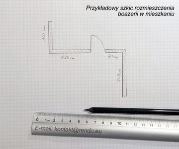 Английская вагонка, молдинги, МДФ, выкройка А4