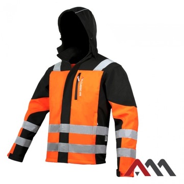 Classic Vis: Kurtka robocza Softshell z odblaskami pom. XL