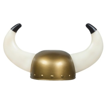 Kask wikingów z rogami