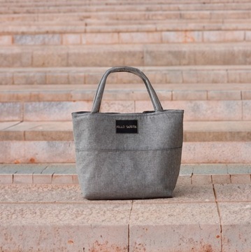 Сумка-органайзер в коляску для мамы малыша, цвет серый.