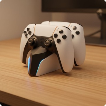 Зарядная станция для двух контроллеров DualSense PlayStation 5, YAXO