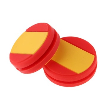 -2 Pieces National Flag Silicone Tennis Racket