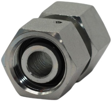 Złącze proste AA z nakrętkami, złączka M22x1,5 15L