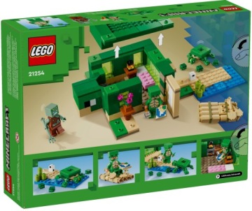 LEGO Minecraft 21254 Черепаховый пляжный домик в подарок