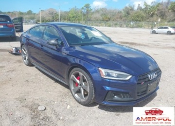 Audi A5 F5 S5 Sportback 3.0 TFSI 354KM 2019 Audi S5 Sportback AUDI S5 3.0T PREMIUM 3.0 Benzyna 354KM