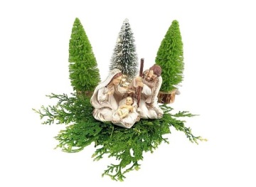 ДЕКОРАТИВНАЯ МАЛЕНЬКАЯ РОЖДЕСТВЕНСКАЯ ЕЛКА С ПОДСВЕТКОЙ/ДЕКРЕ