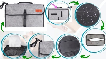 КОВрик-пеленал портативный переносной на прогулку для смены подгузника