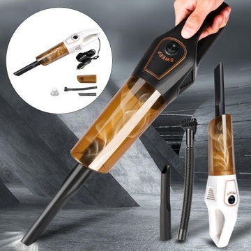 Ручной автомобильный пылесос, высокая мощность 120 Вт.