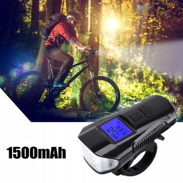 ВЕЛОСИПЕДНАЯ ФАРА ПЕРЕДНЯЯ + ЗАДНЯЯ + СЧЕТЧИКА И ГРУГОВЫЙ СИГНАЛ