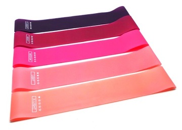 Мини-ленты Эспандеры для упражнений НАБОР 5 шт.