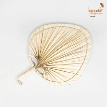 Веер из пальмовых листьев - 35 см - натуральный