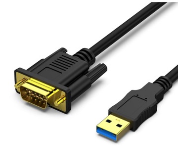 BENFEI Kabel USB na VGA 1,8 metra USB 3.0 do VGA męski