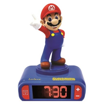 Budzik z 3D figurką Super Mario