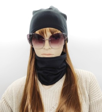 КОМПЛЕКТ ШАПКИ БАНДАНА ЖЕНСКАЯ МУЖСКАЯ, ХЛОПОК