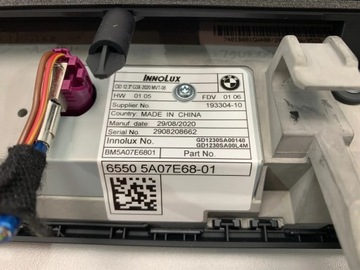 BMW 5 G30 G31 LCI OBRAZOVKA DISPLEJ NAVIGACE 5A07E68
