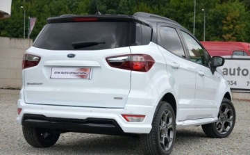 Ford Ecosport II SUV Facelifting 1.0 EcoBoost 125KM 2019 Ford EcoSport ST-line Idealny LED skora ALCANTARA navi. Benzyna 125KM, zdjęcie 4