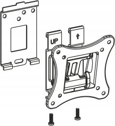 Uchwyt do telewizora MISTRAL 12''-24'' MI-U101