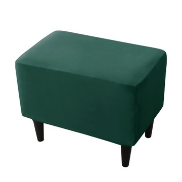 Pokrowiec na PODNÓŻEK PUF BUTELKOWA ZIELEŃ