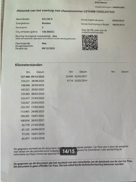 Kia Ceed II Kombi 1.6 GDI 135KM 2013 KIA CEED OPTIMUM!! Wkrótce w ofercie!, zdjęcie 10