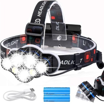 ФАРА 7 X CREE LED МОЩНАЯ РЕГУЛИРУЕМАЯ ФАРА 8 РЕЖИМОВ