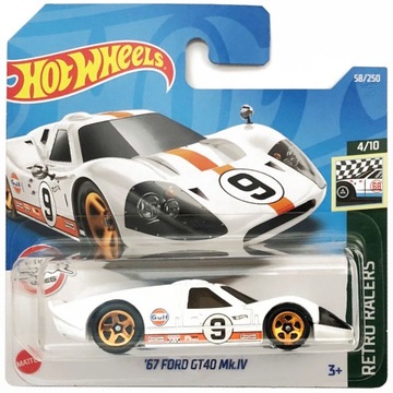 HOT WHEELS 67 FORD GT40 MK.IV GULF RETRO 2022