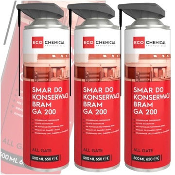 SMAR DO BRAM ZAMKÓW KŁÓDEK GA 200 ECOCHEMICAL Z APLIKATOREM ZESTAW 3 SZTUKI