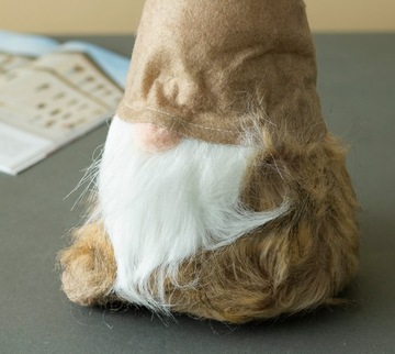 Рождественская ФИГУРКА САНТА, коричневая