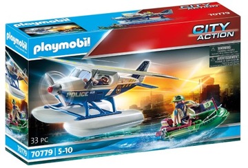 PLAYMOBIL City Action 70779 Policyjny Hydroplan Pościg za przemytnikiem
