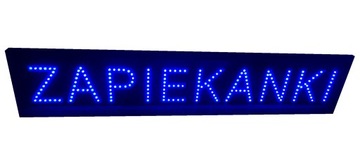 REKLAMA LED NEON SZYLD ZAPIEKANKI 120X25 cm 230V