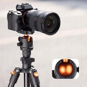 Штатив K&F Concept K234A0, вращение на 360°, вес 8 кг + держатель для телефона