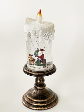 РОЖДЕСТВЕНСКАЯ ЛАМПА, СВЕЧА СВЕТОДИОДНАЯ, РЫБЫ САНТА