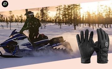 Теплые перчатки для Rockbros S077-6BK XXL Bike