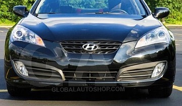 HYUNDAI GENESIS COUPE -CHROMOWANE LIŠTA MASKA CHRÓM MŘÍŽKY NÁRAZNÍKU TUNING