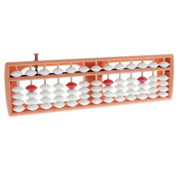 13 Chiffres Perles Blanches Comptage Cadre Ancienne Calculatrice Abacus