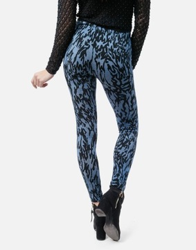 Legginsy Getry Spodnie Leginsy Damskie Leopard A17