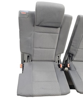 VW Touran I Обивка багажника Боковины Крепления Чехлы Сиденья 3-й ряд