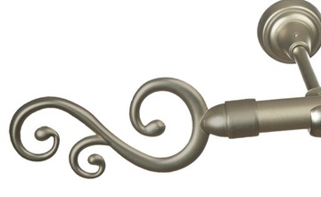 KARNISZ METALOWY Z1904 POJEDYNCZY 19 mm / 270 cm