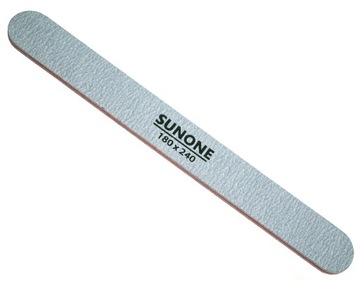 Pilnik do paznokci zebra prosty 180/240 Sunone zestaw 10 sztuk