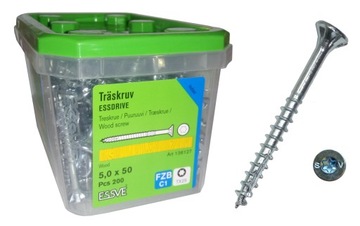 ESSVE wkręty do drewna 5x50mm TORX ESSDRIVE