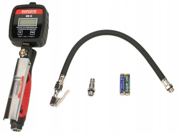 Пистолет для подкачки шин, цифровой манометр, 14 бар.