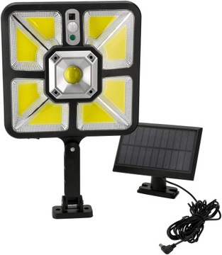 LAMPA SOLARNA Z CZUJNIK RUCHU Uliczna MOCNA LATARNIA