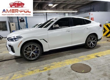 BMW X6 G06 2022 BMW X6 M50i 2022 4.4l 4.4 Benzyna 523KM