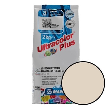 Fuga Ultracolor Plus 2 kg kolor 130 jaśmin MAPEI