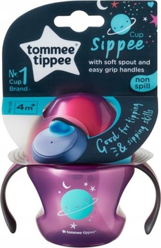 Tommee Kubek niekapek z uchwytami 150ml 4m+ fiolet