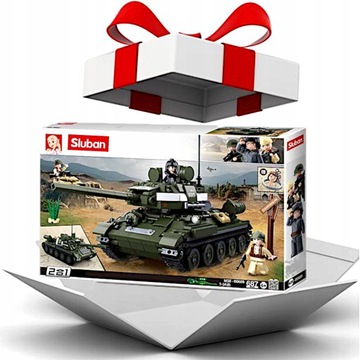 БЛОКИ ТАНК Т-34-85 РУДИ СУ-100 Упаковка 2 в 1 ВОЕННЫЕ 3 ФИГУРКИ + ОРУЖИЕ LEGO