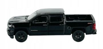 Chevrolet Silverado 2017 Welly 1:34 модель черного цвета