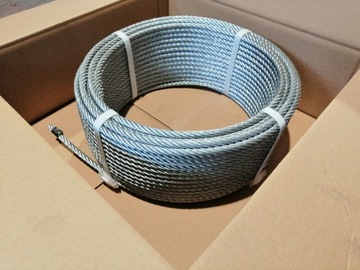 Lina Linka stalowa ocynkowana 10mm 6x19 hot 20m