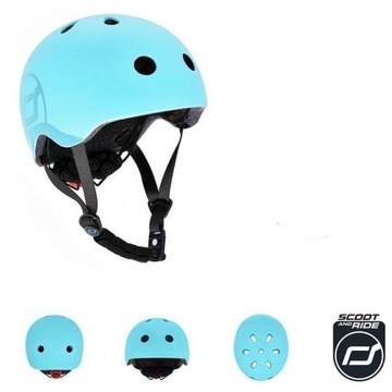 ZESTAW SCOOT AND RIDE BLUEBERRY HULAJNOGA Highwaykick 3 + KASK LED S-M 3L+